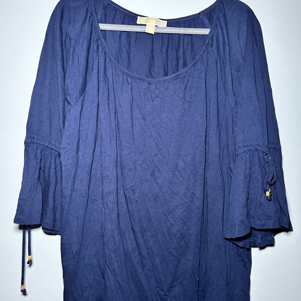 MICHAEL Michael Kors Deep Blue Blouse